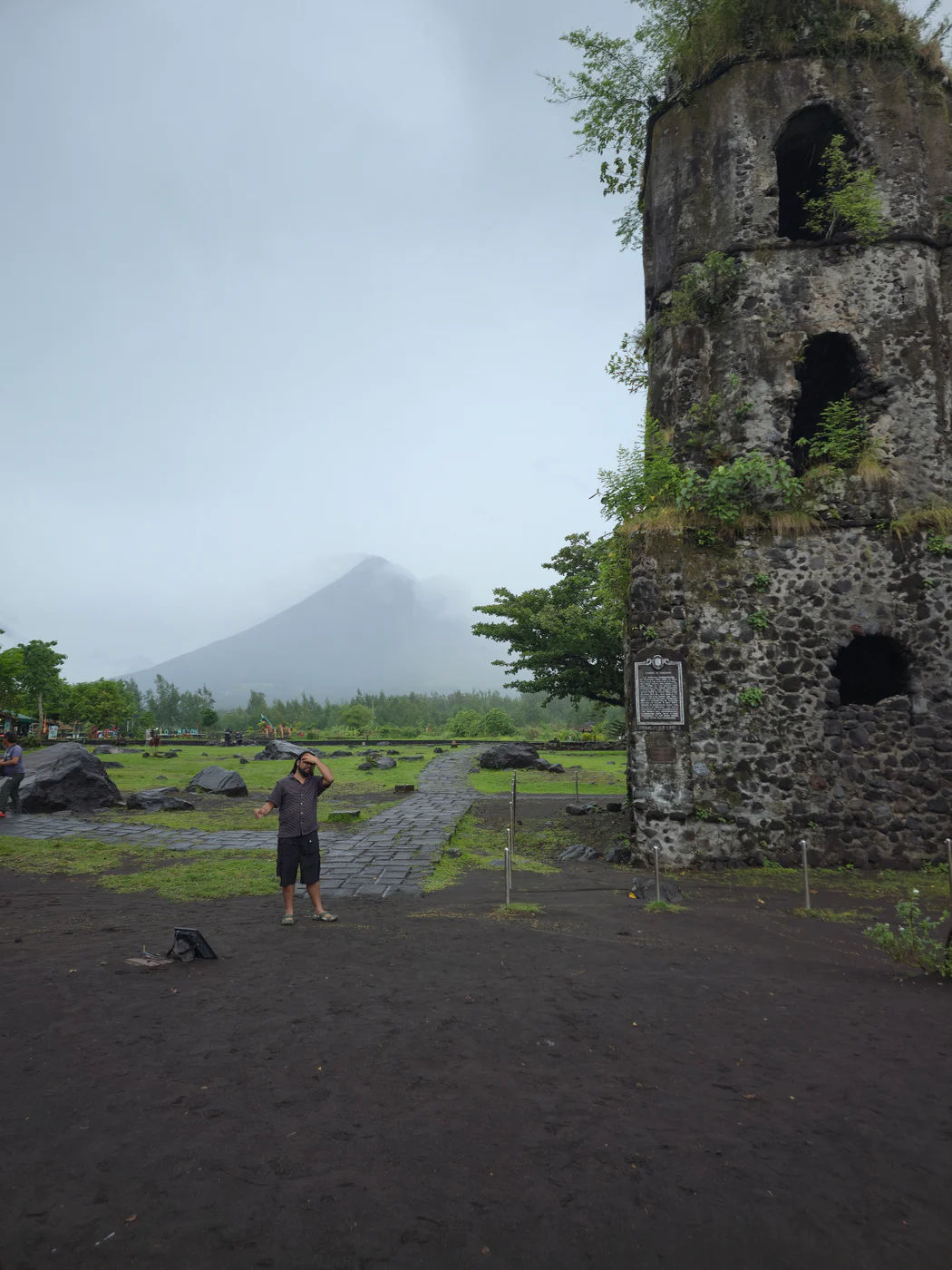 A portrait of human scale in the landscape of Albay.